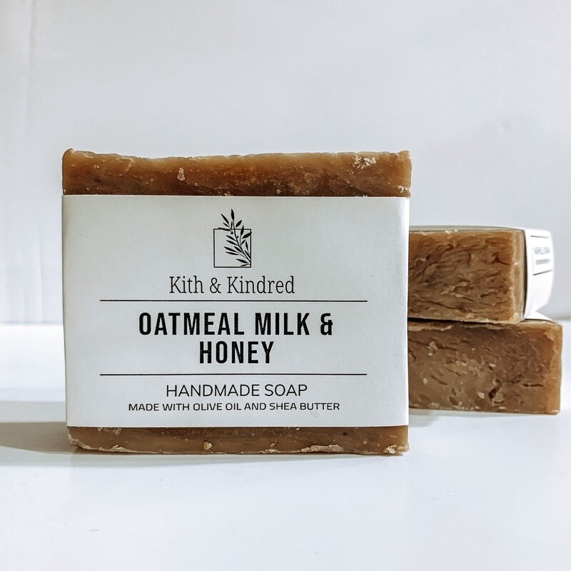 Oatmeal Milk  &amp; Honey Soap - 1 bar