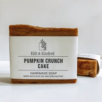 Pumpkin Crunch Cake Soap - 1 bar