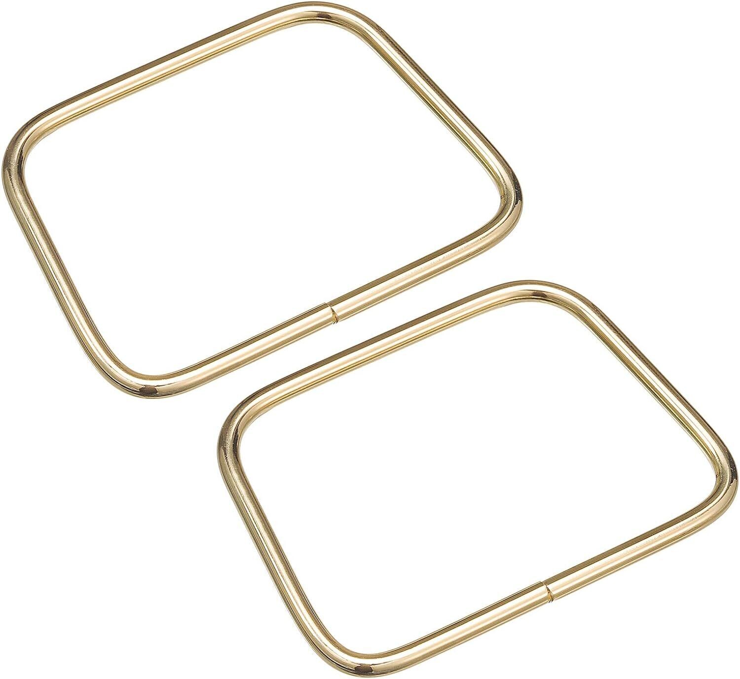 Two Rectangle Handle Gold