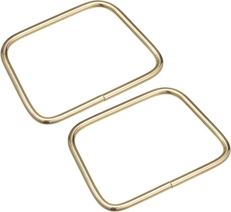 Two Rectangle Handle Gold