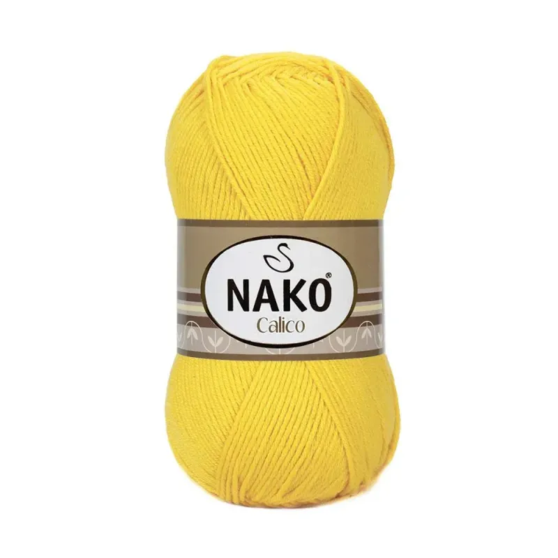 Calico-10756-Bright Yellow-D