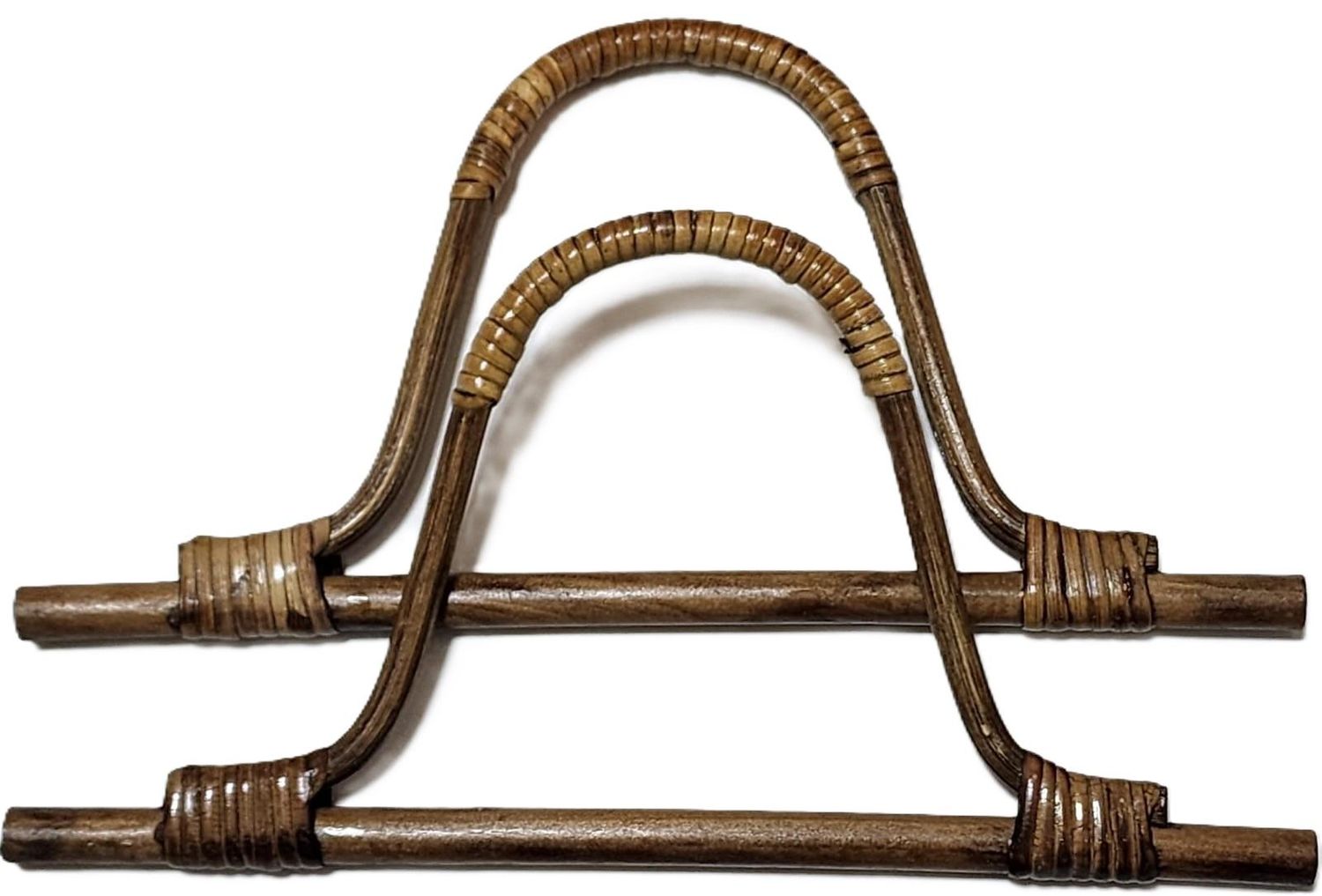 TWO BAMBOO HANDLE-27 CM