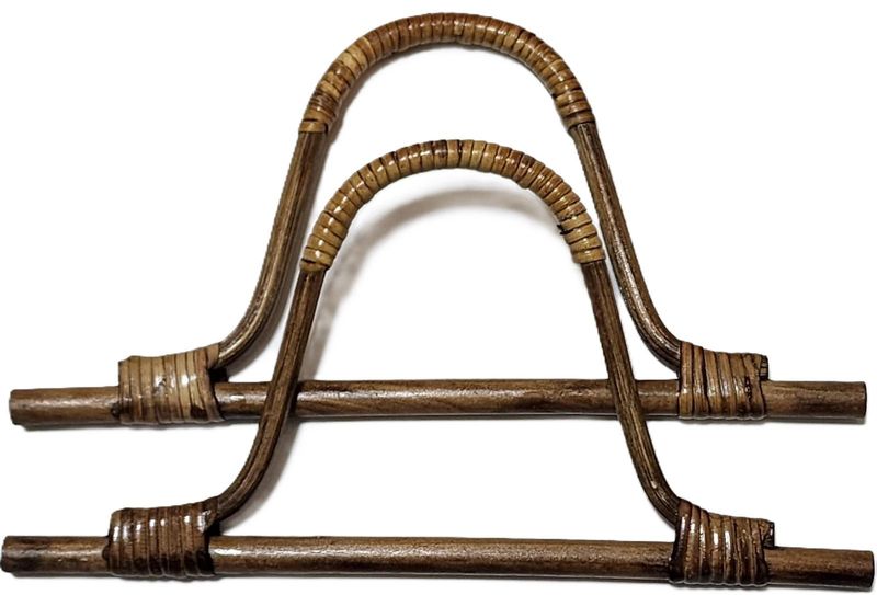 TWO BAMBOO HANDLE-27 CM