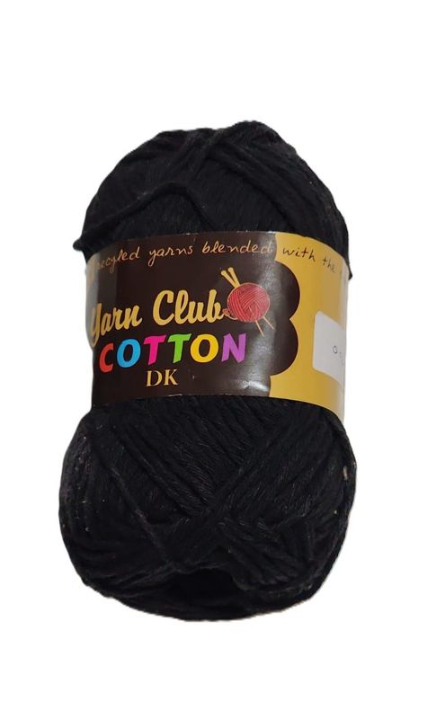 Yarn Club Cotton-002-Black