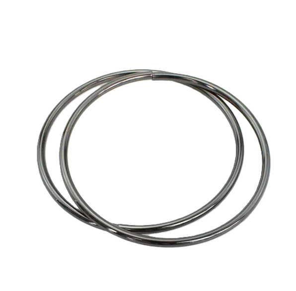 TWO CIRCLE HANDLE Black- 11 CM