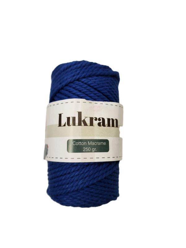 Lukram Cotton Macrame-06-Royal blue