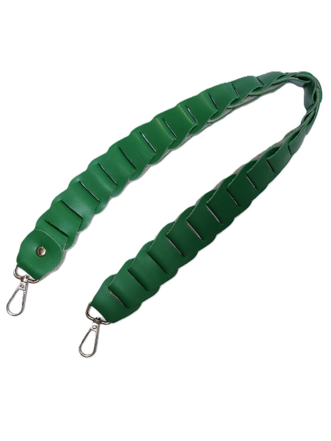 Leather Handles Green