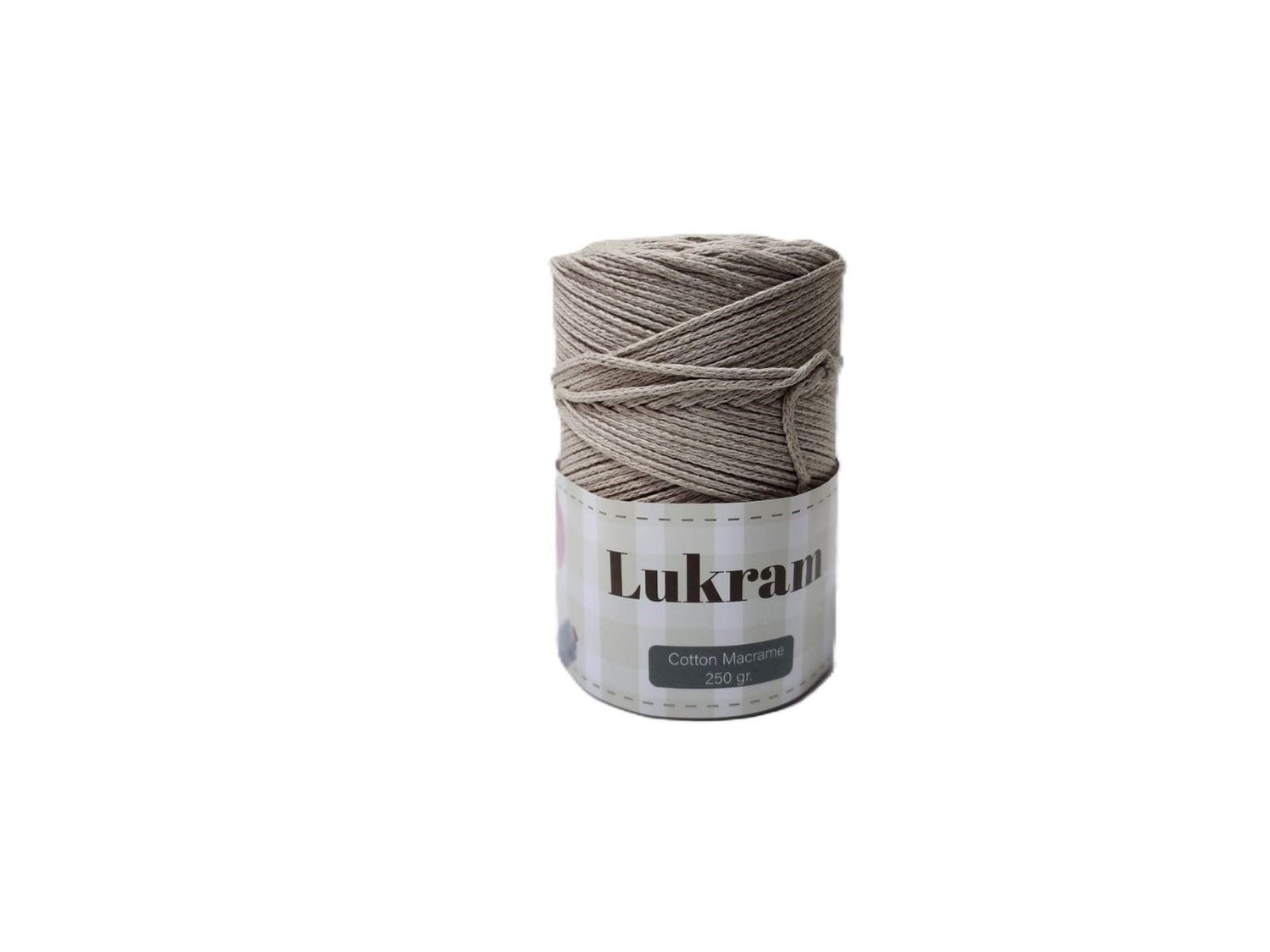 Lukram cotton macrame 3mm -60-Beige