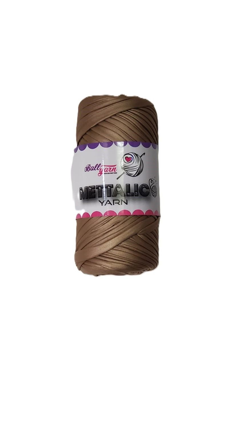 Ball Yarn-Mettalic  Yarn-Brown