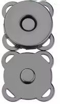Magnet Lock Black- 2 cm