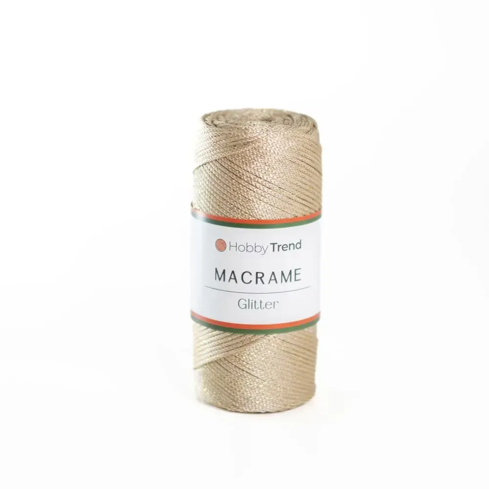 HobbyTrend-Macrame Glitter -031G