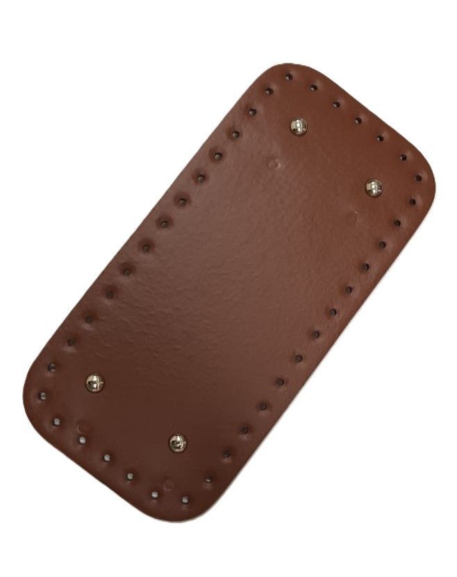 LEATHER BASE BROWN  25 CM X 12 CM