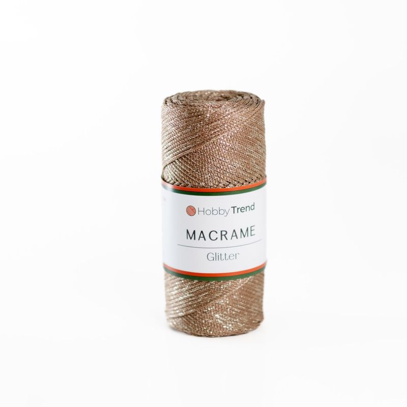 HobbyTrend-Macrame Glitter -038LG