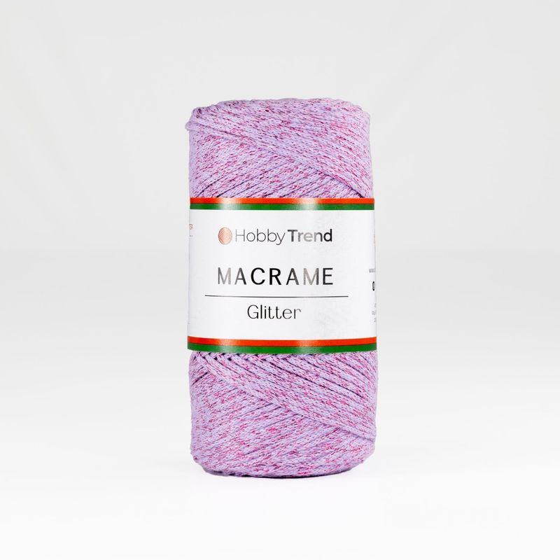 HobbyTrend-Macrame Glitter Cotton-130P