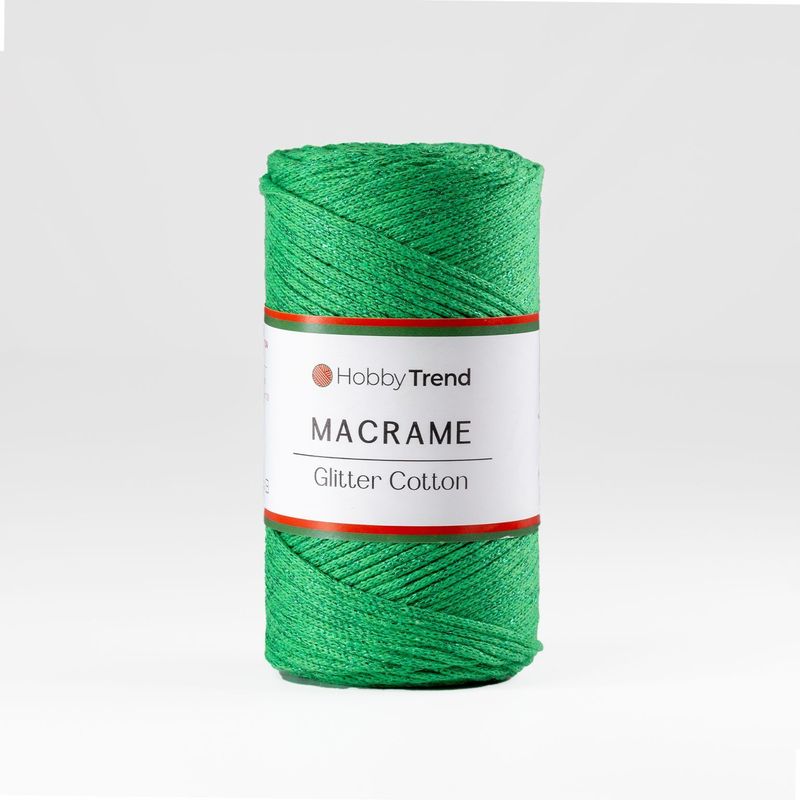 HobbyTrend-Macrame Glitter Cotton-172G