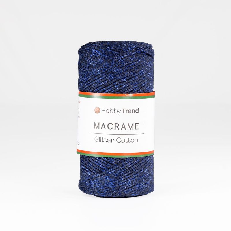 HobbyTrend-Macrame Glitter Cotton-260N