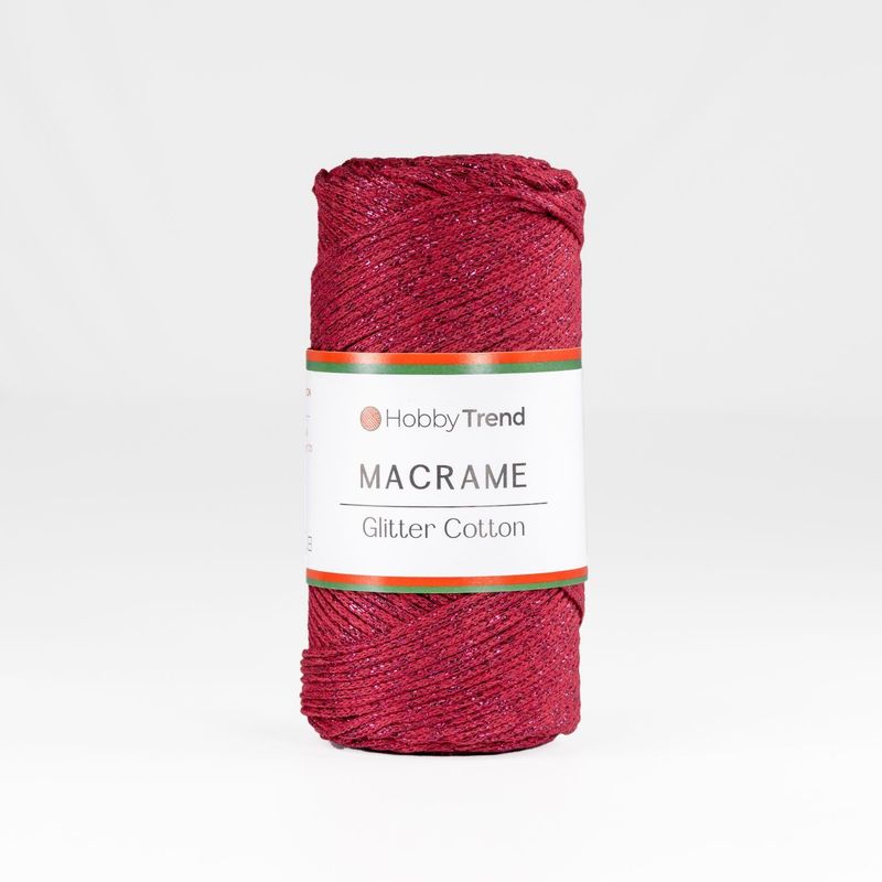 HobbyTrend-Macrame Glitter Cotton-110B