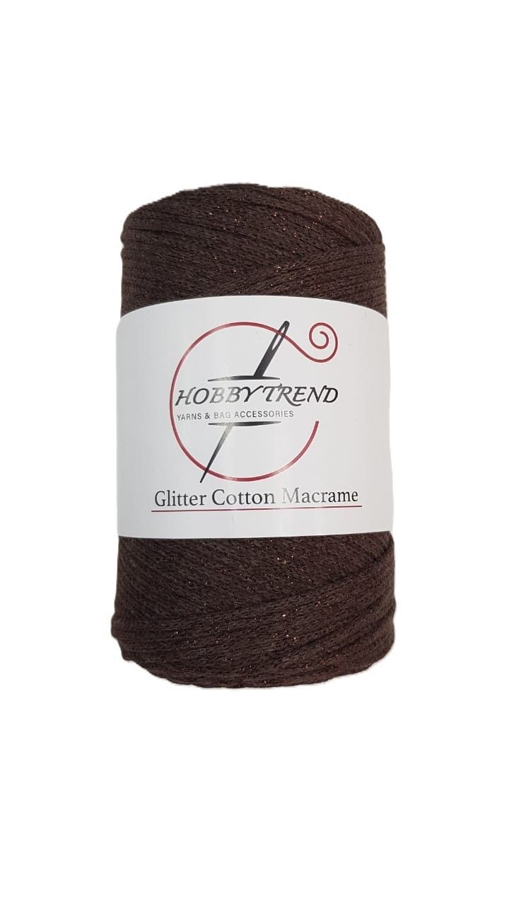 HobbyTrend-Macrame Glitter Cotton-136-D