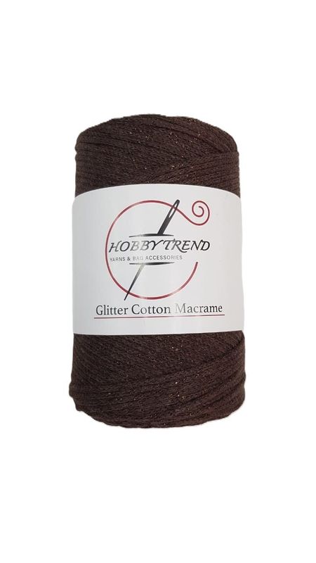 HobbyTrend-Macrame Glitter Cotton-136-D