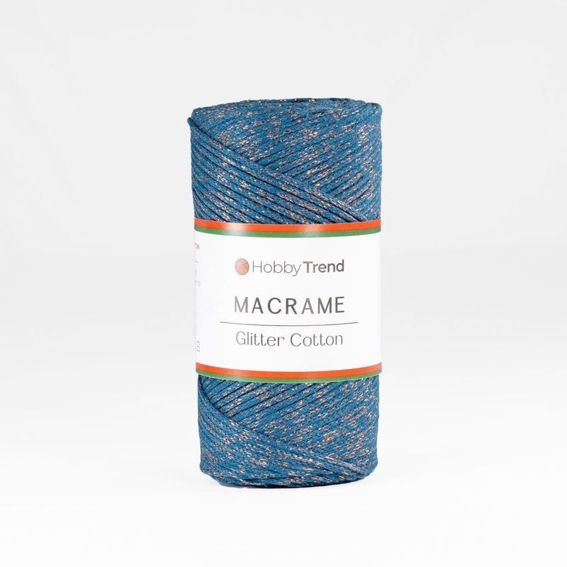 HobbyTrend-Macrame Glitter Cotton-238C