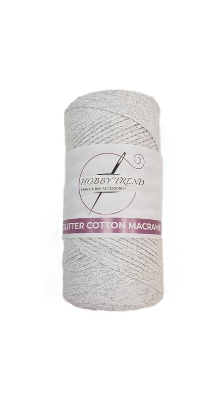 HobbyTrend-Macrame Glitter Cotton-111-D
