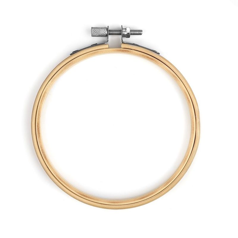 Embroidery Hoop Ring Round Wood-15 cm