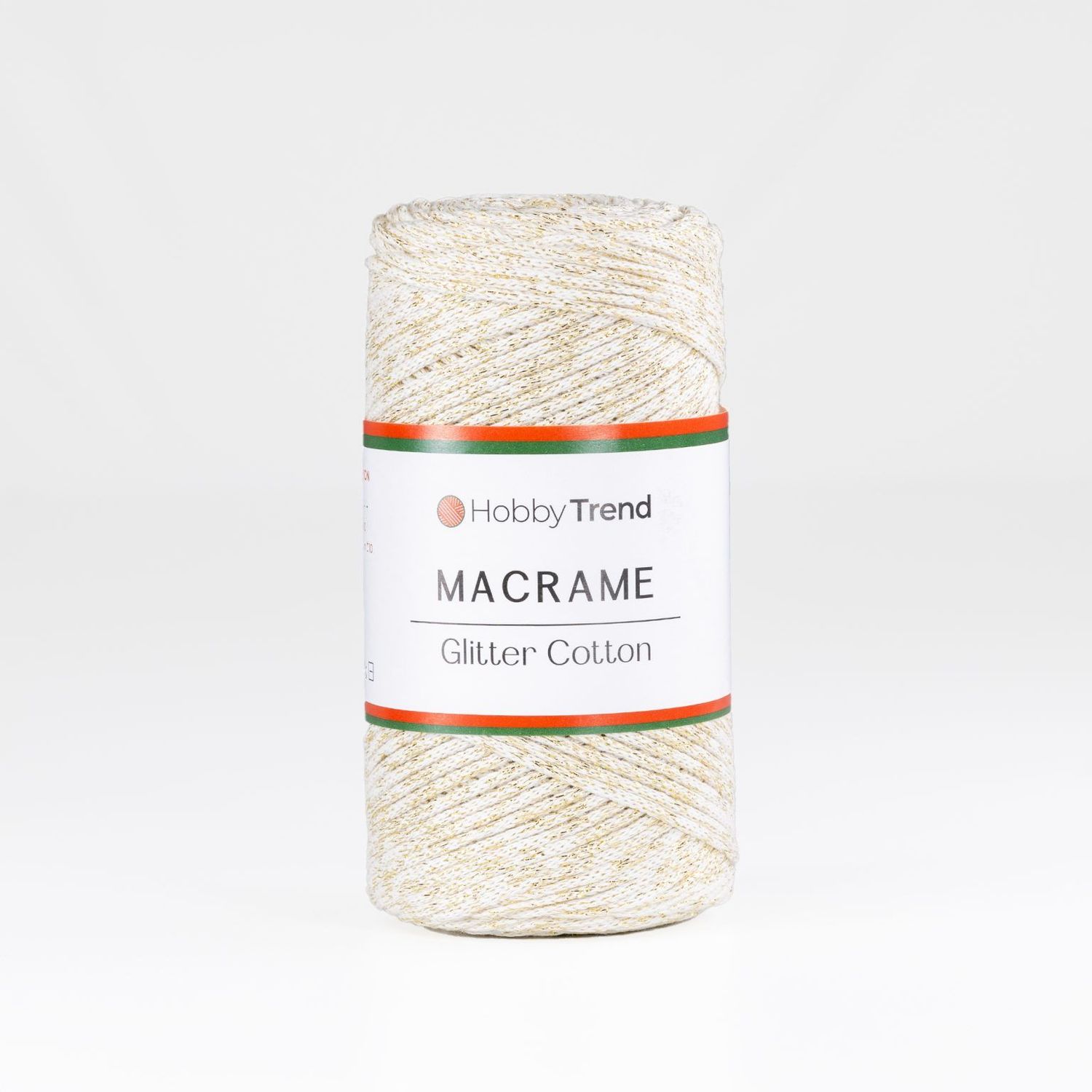 HobbyTrend-Macrame Glitter Cotton-016G