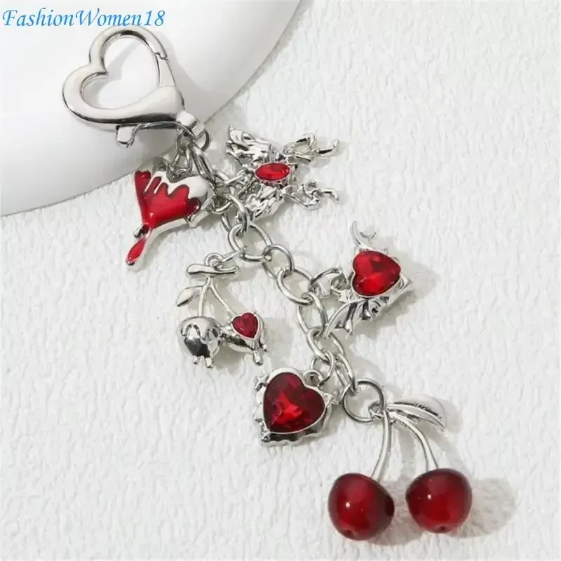 Cherry Red Keychain-10 CM