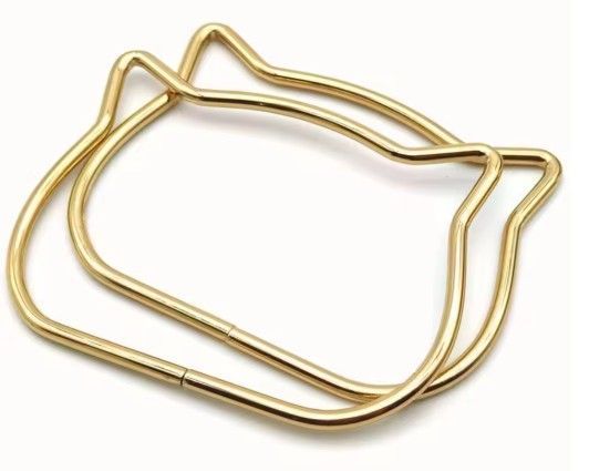 1 Pair Cat Handle Gold- 10 CM