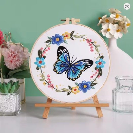Butterfly Pattern Embroidery Set- Cx 1121