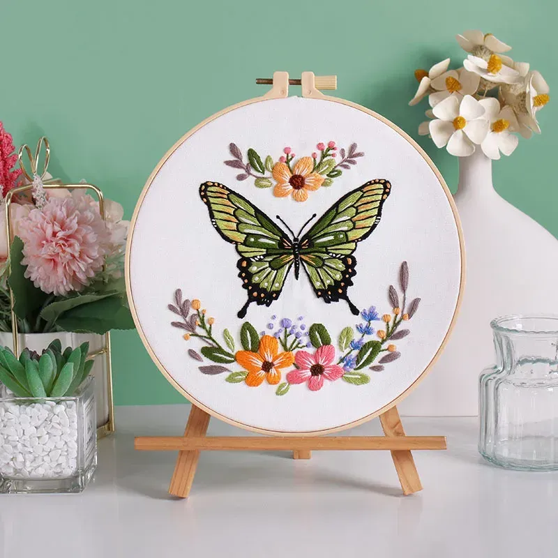 Butterfly Pattern Embroidery Set- Cx 1123