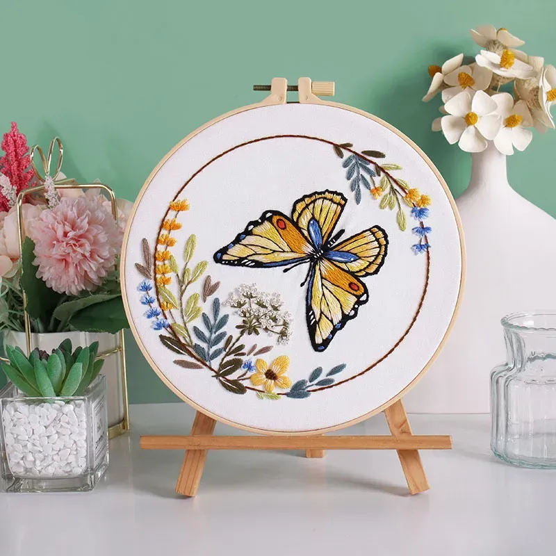 Butterfly Pattern Embroidery Set- Cx 1120