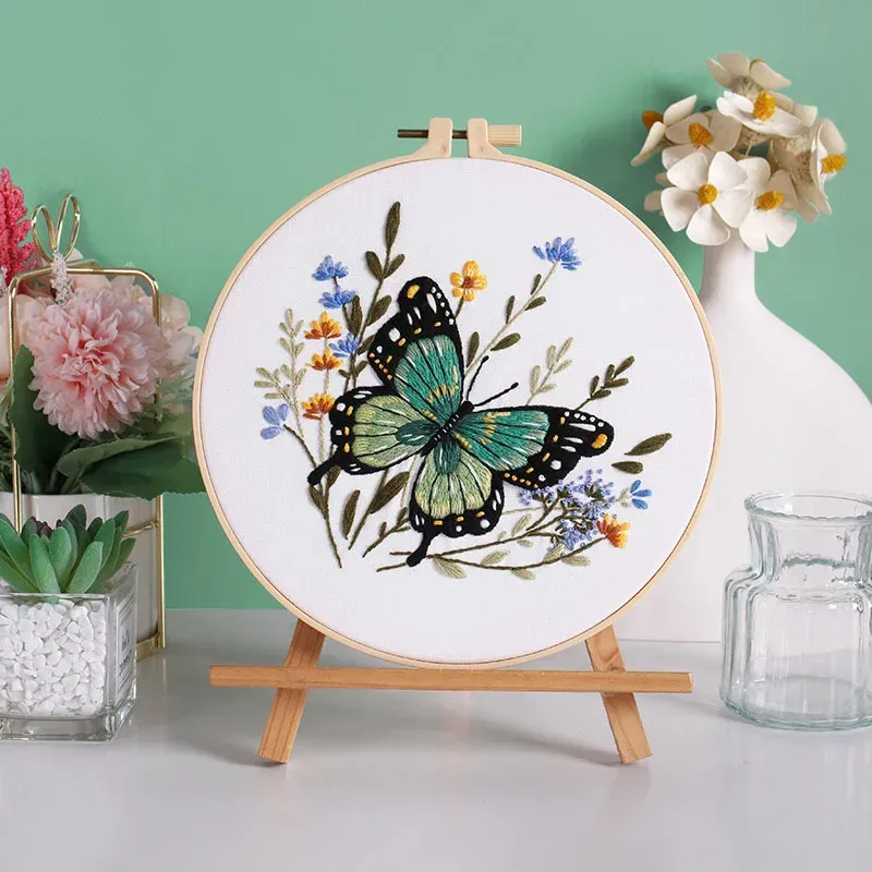 Butterfly Pattern Embroidery Set- Cx 1119