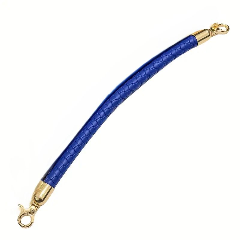 Braided Rope Shoulder Straps Blue- 60 cm