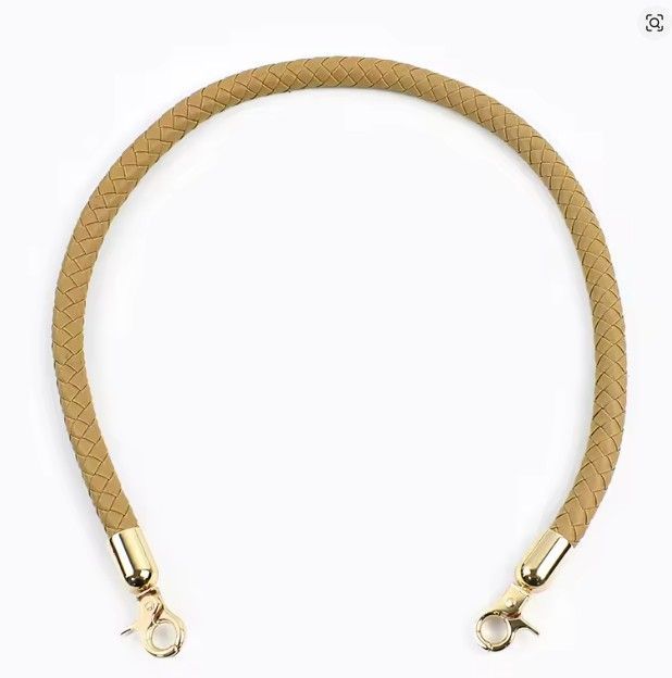 Braided Rope Shoulder Straps Beige- 60 cm