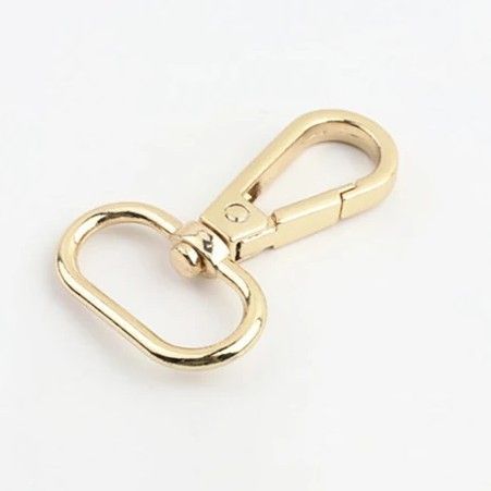 Hook Swivel Eye gold  - 5 cm