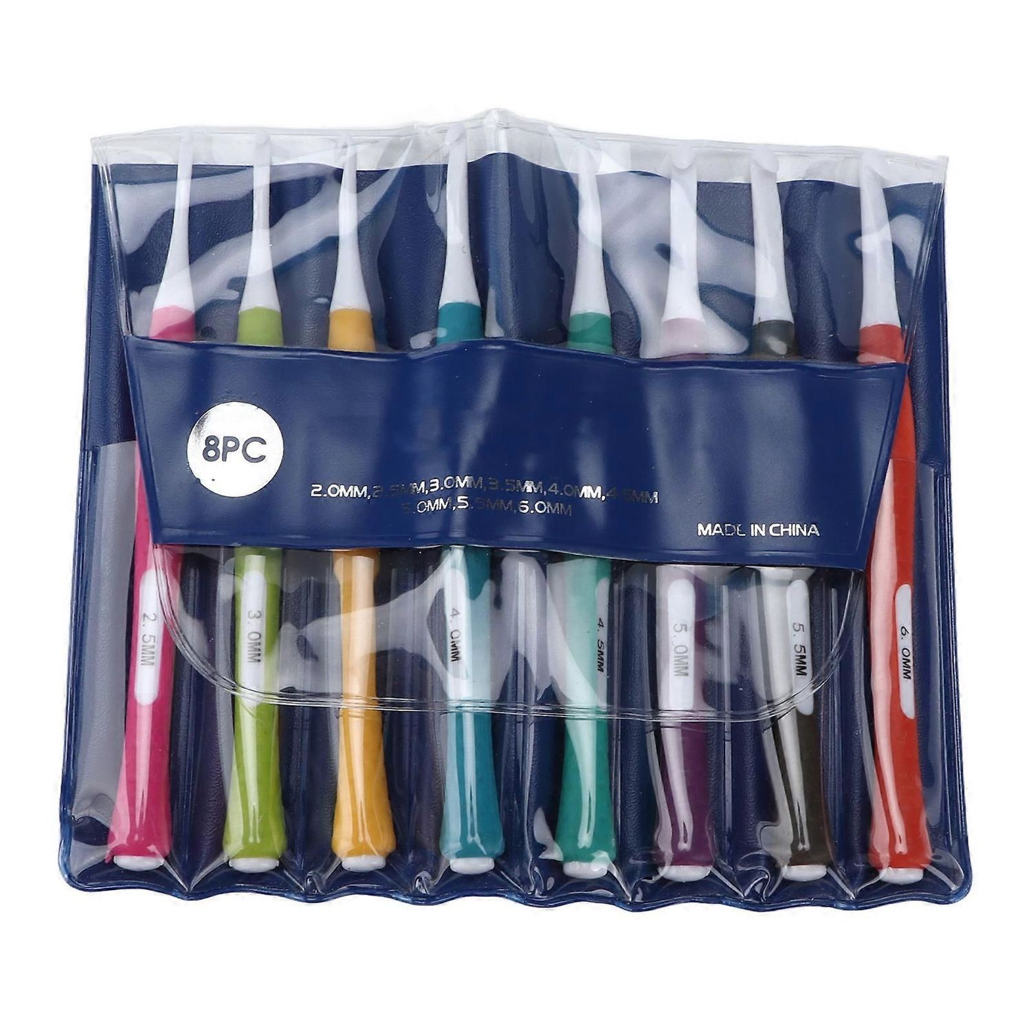 8pcs Crochet Hooks Plastic Set