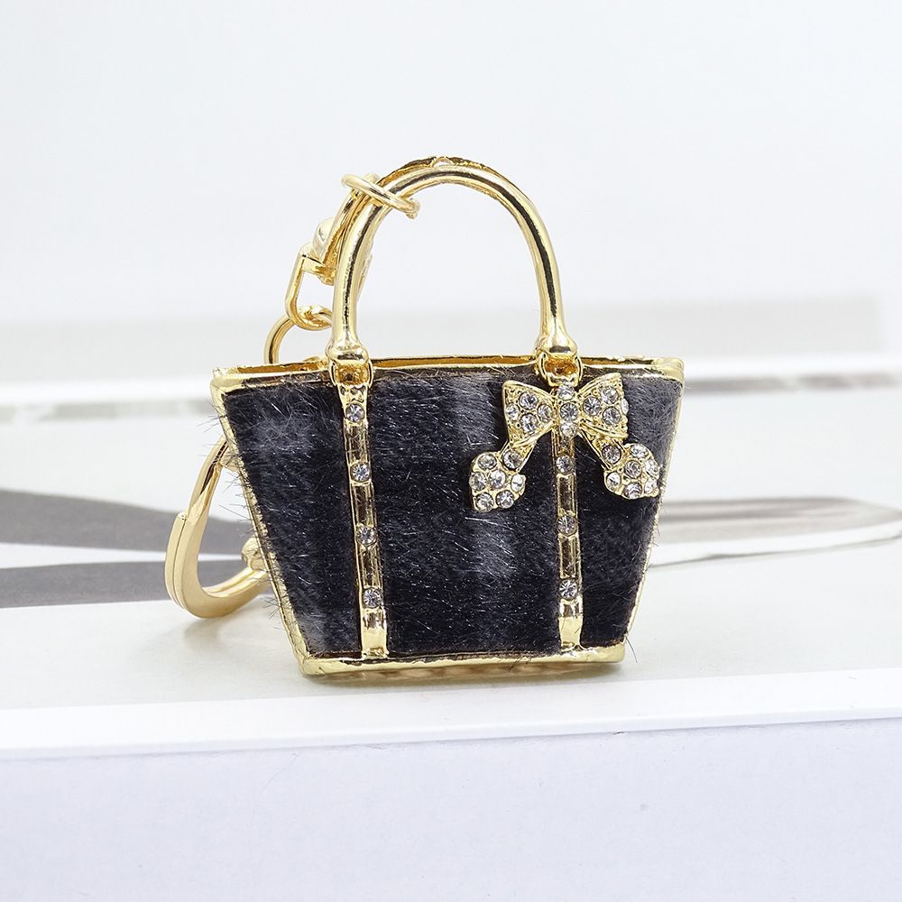 1 Piece Bag Pendant-Black