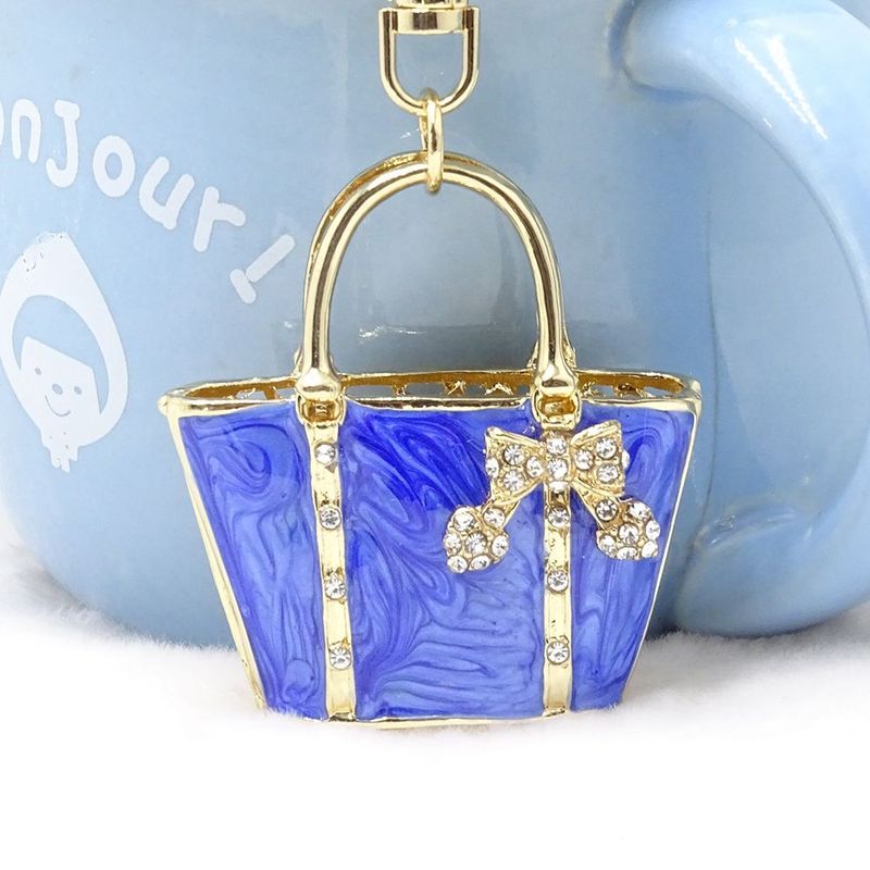 1 Piece Bag Pendant-Navy Blue