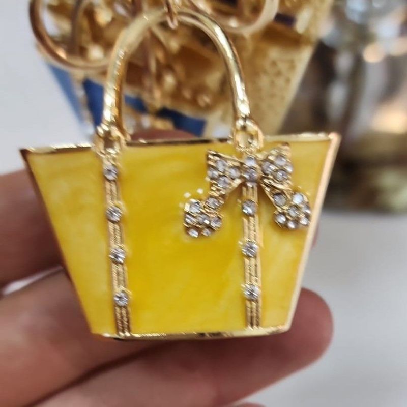 1 Piece Bag Pendant- Yellow
