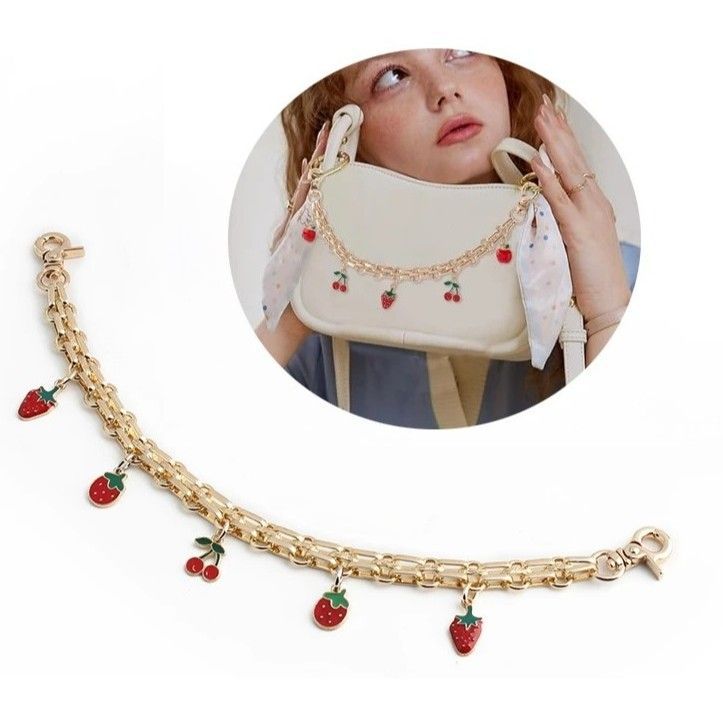 Decoration Chain Strawberry- 32.5 cm