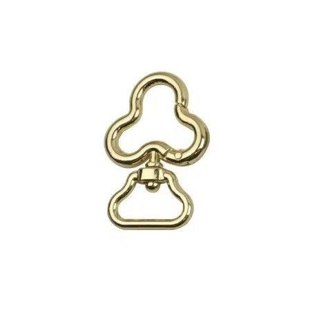 Mushroom Ring Metal Key Holder Gold