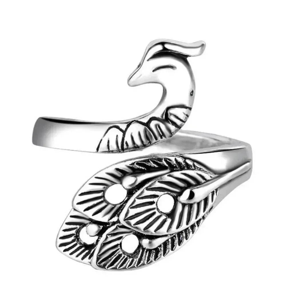 Knitting Ring - Peacock