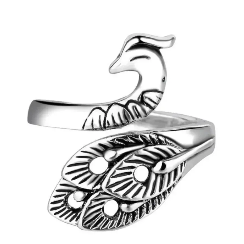 Knitting Ring - Peacock