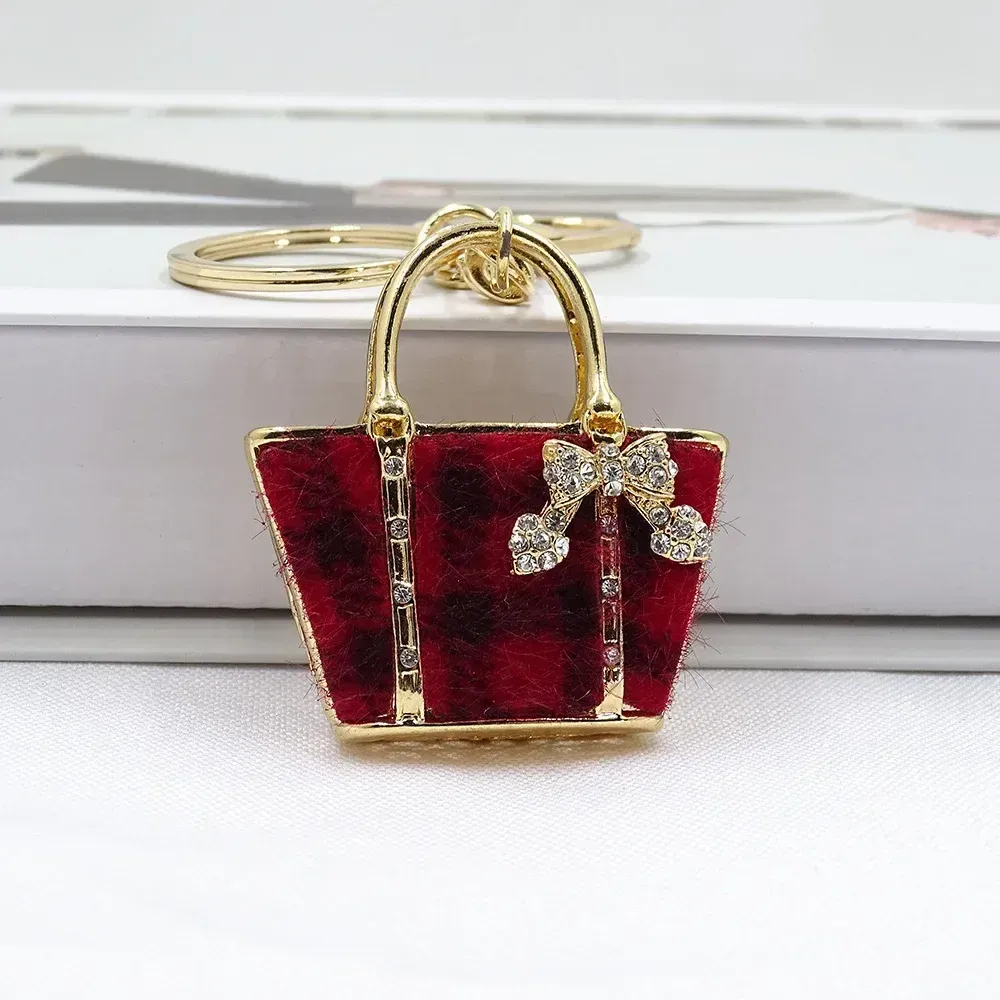 1 Piece Bag Pendant-Red Square
