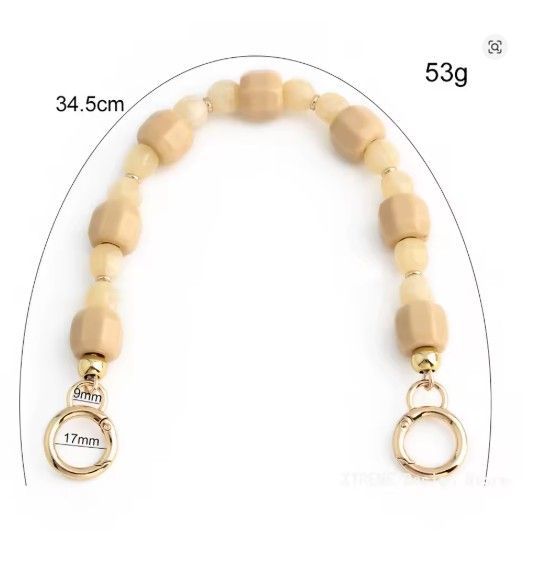 Stone Shape Acrylic Chain-35 cm