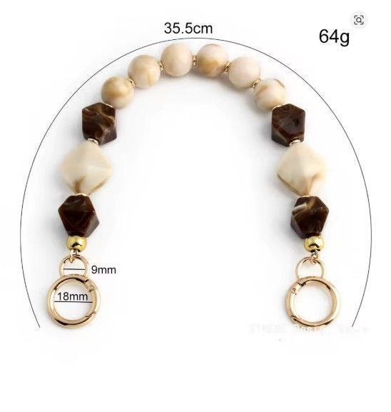 Stone Shape Acrylic Chain-35 cm