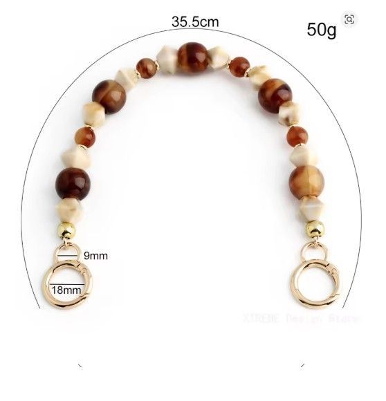 Stone Shape Acrylic Chain-35 cm