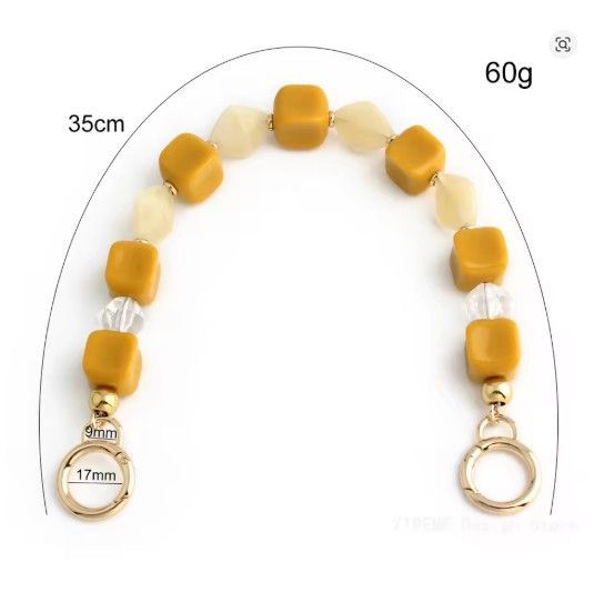 Stone Shape Acrylic Chain-35 cm