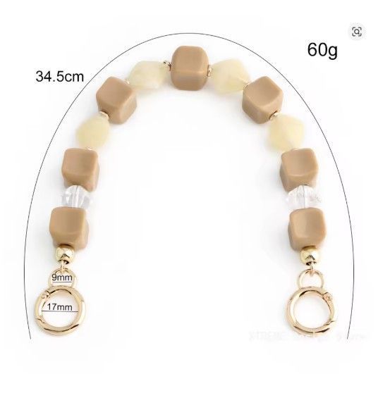 Stone Shape Acrylic Chain-35 cm